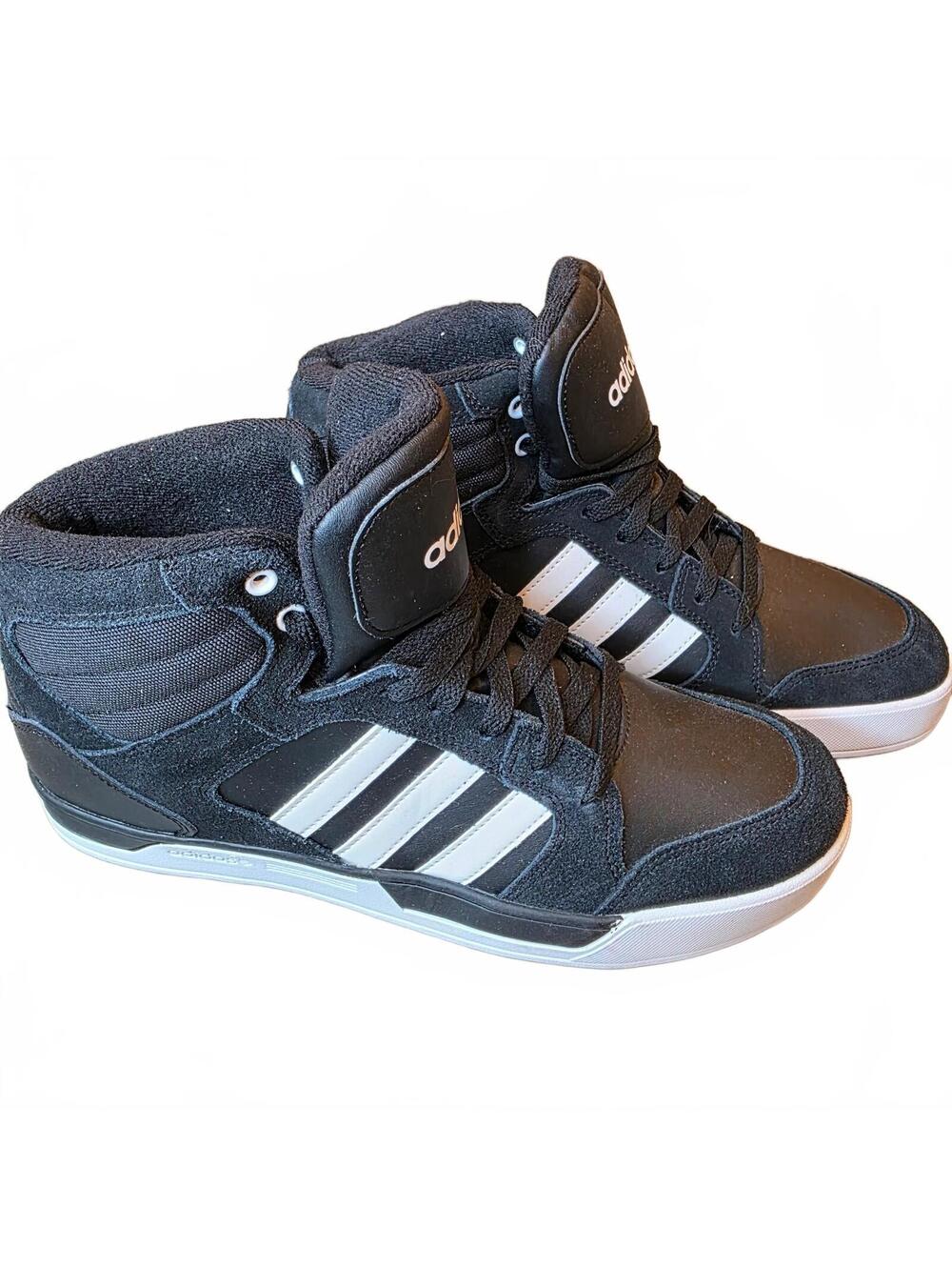 Adidas Neo High-Top Black Sneakers Men's Size 10.5